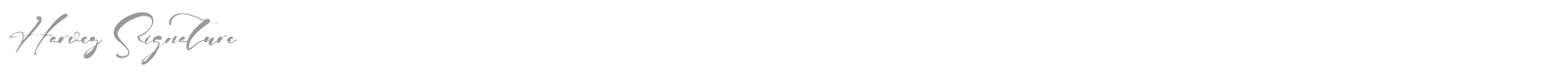 Harvey Signature font preview